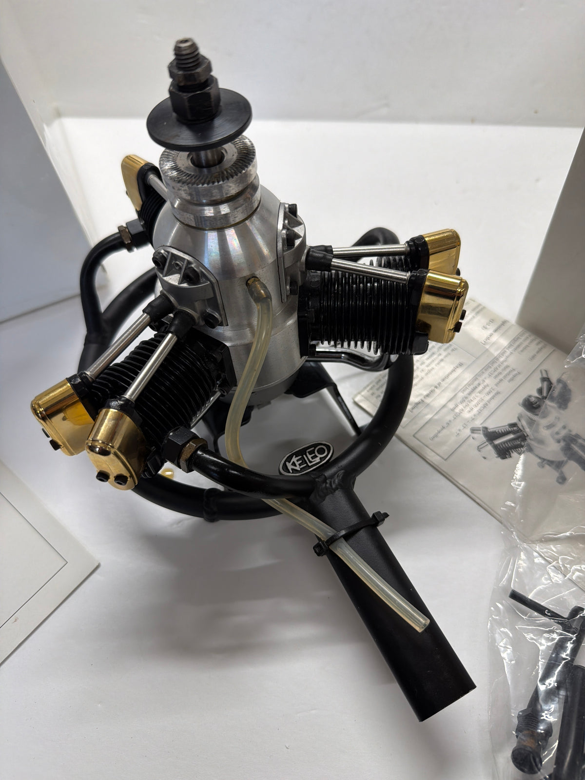 Saito Second Hand FA-170R3 Golden Knight Radial 3 Cylinder 4 Stroke RC Plane Engine