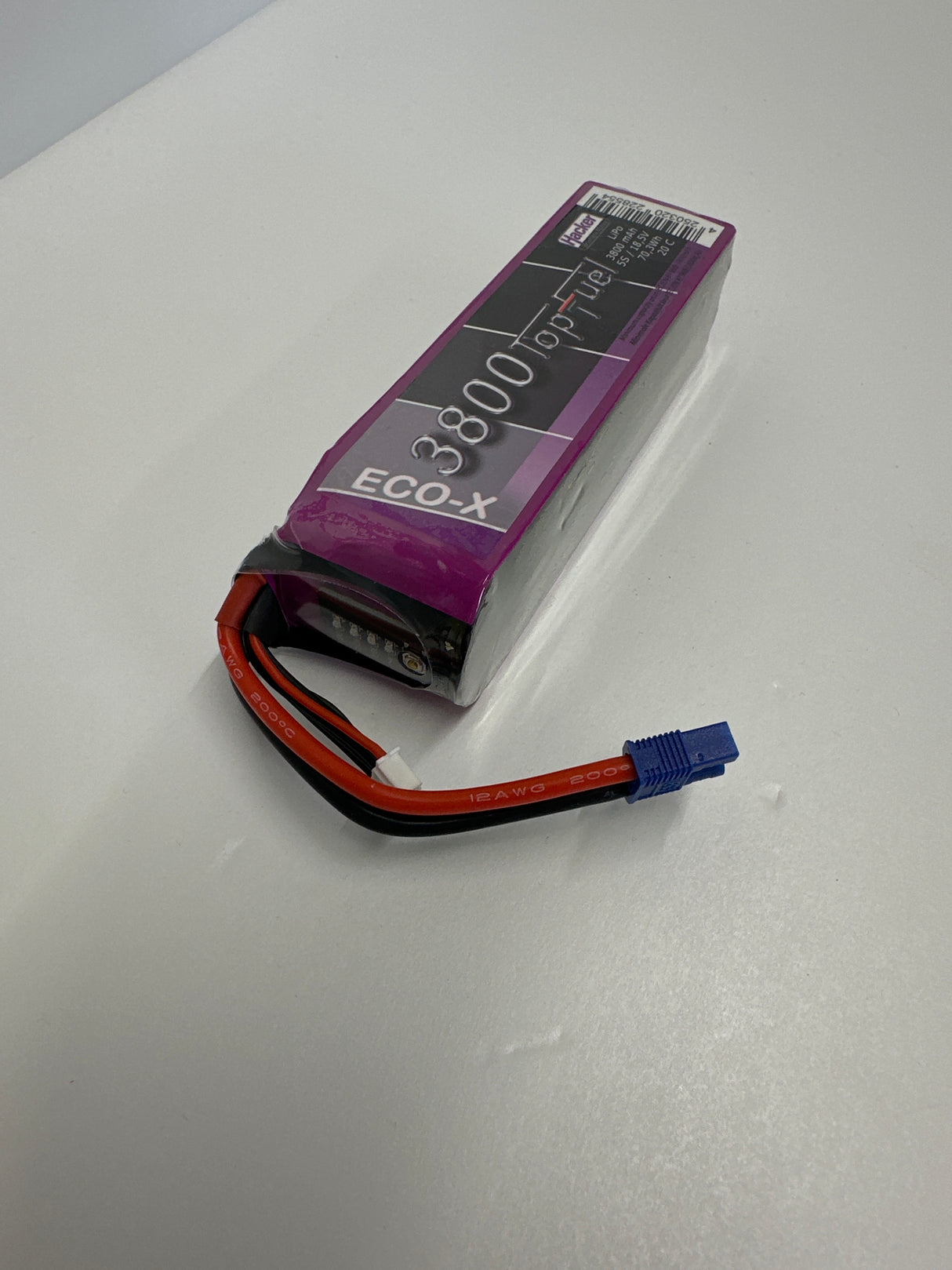 Top Fuel Eco-X 3800mAh LiPo 18.5v 5 Cell 20C