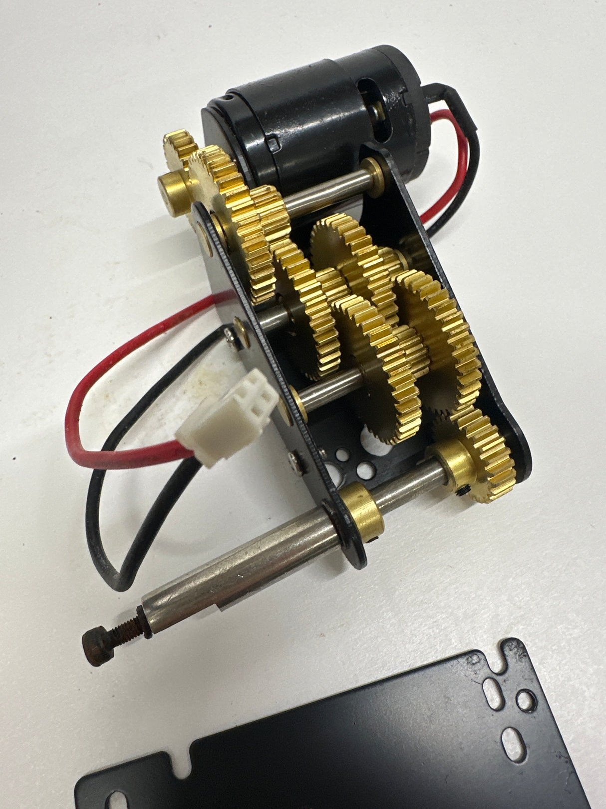 Waltersons Henglong Tank 3 Speed Long Shaft Brass Geared Gear Box WT-0602A