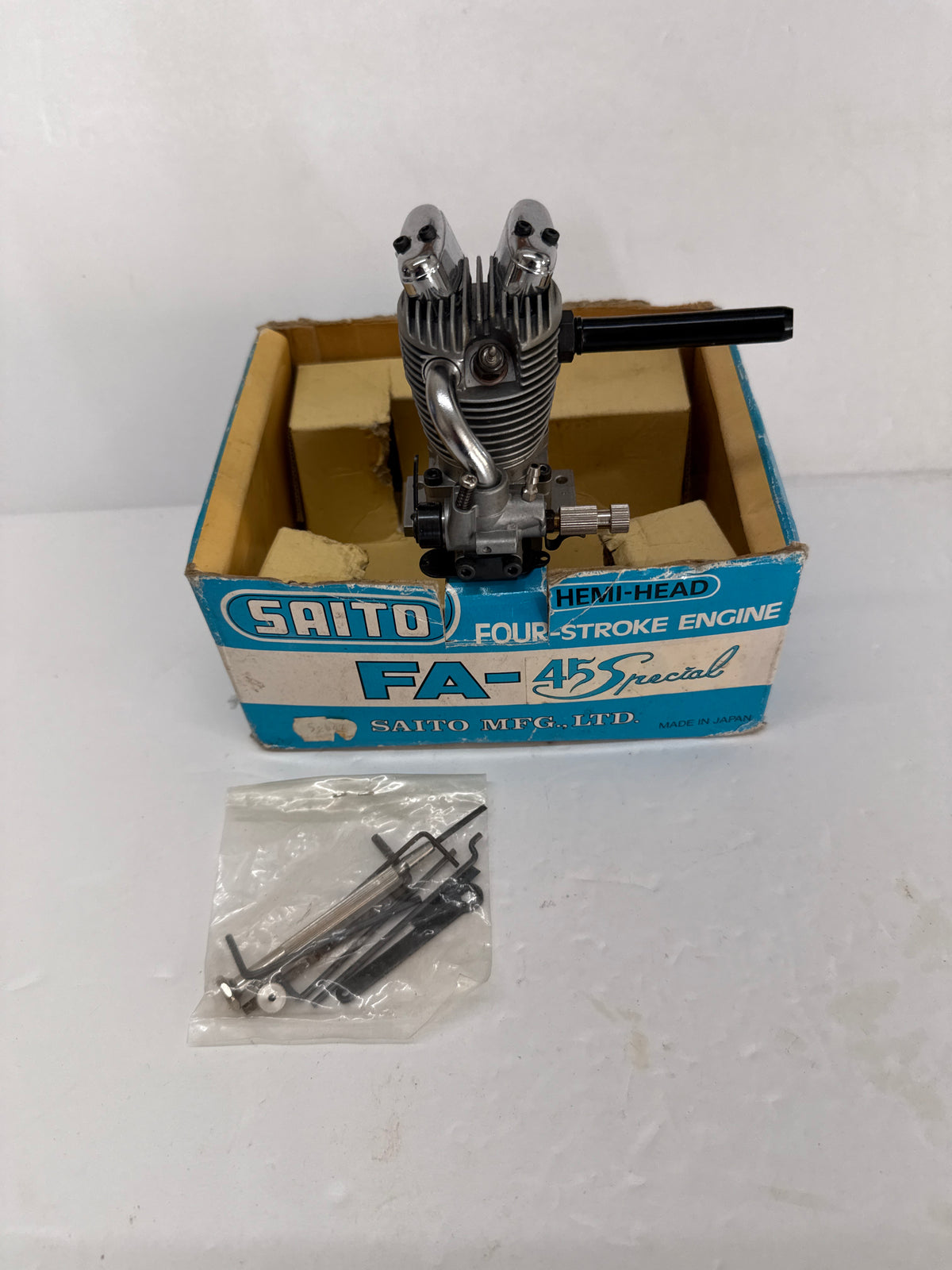 Saito FA-45 Special Four-Stroke Glow Engine - Second Hand (Box 155)