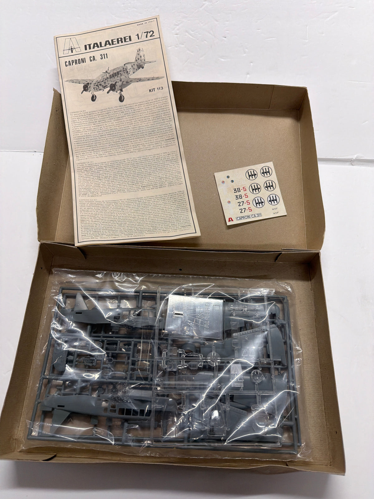 Italeri italaerei 113 caproni ca.311 1:72 Plastic Model Kit