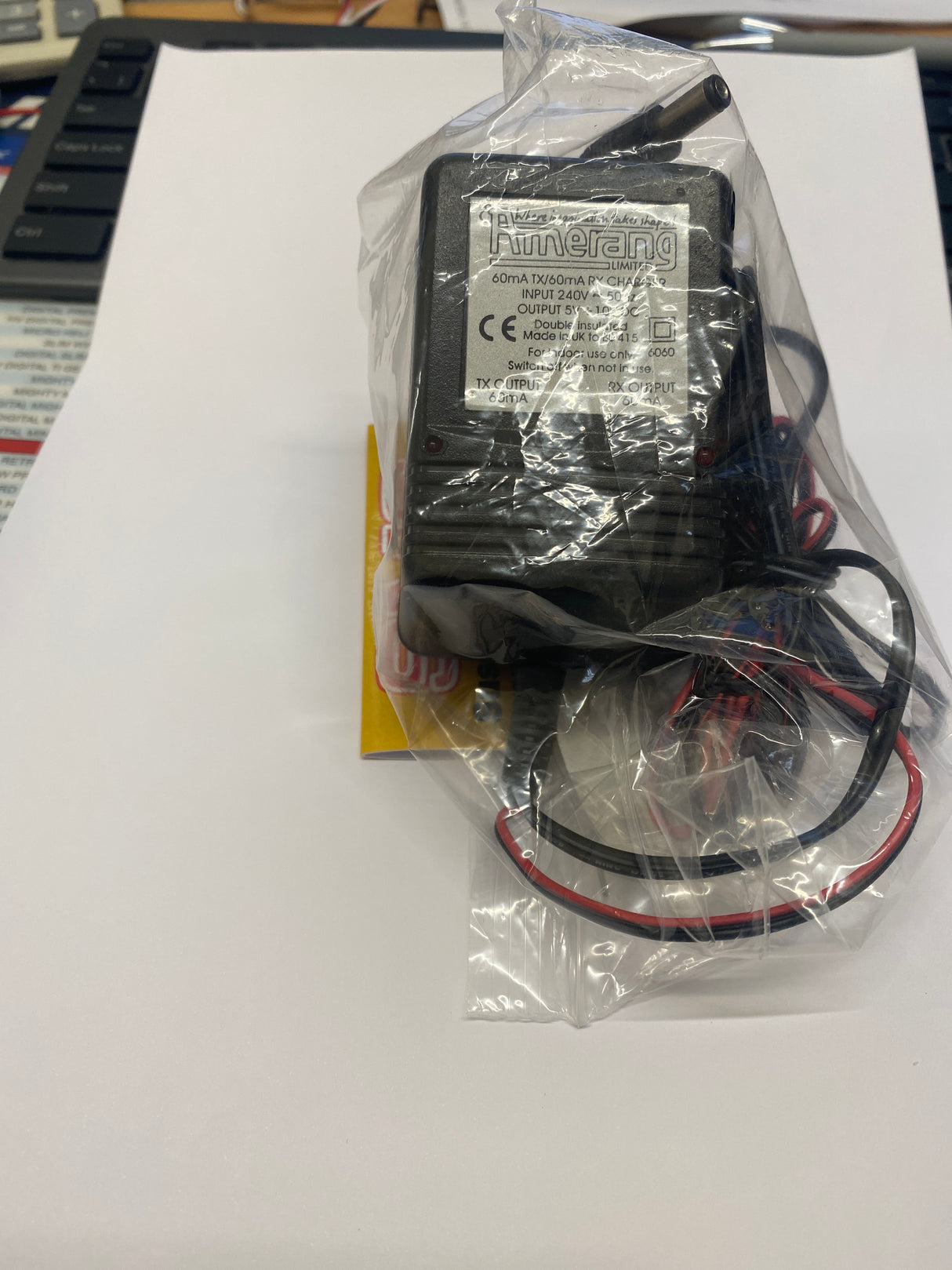 Hitec Tx/Rx Mains Charger - SECOND HAND (Box 95)