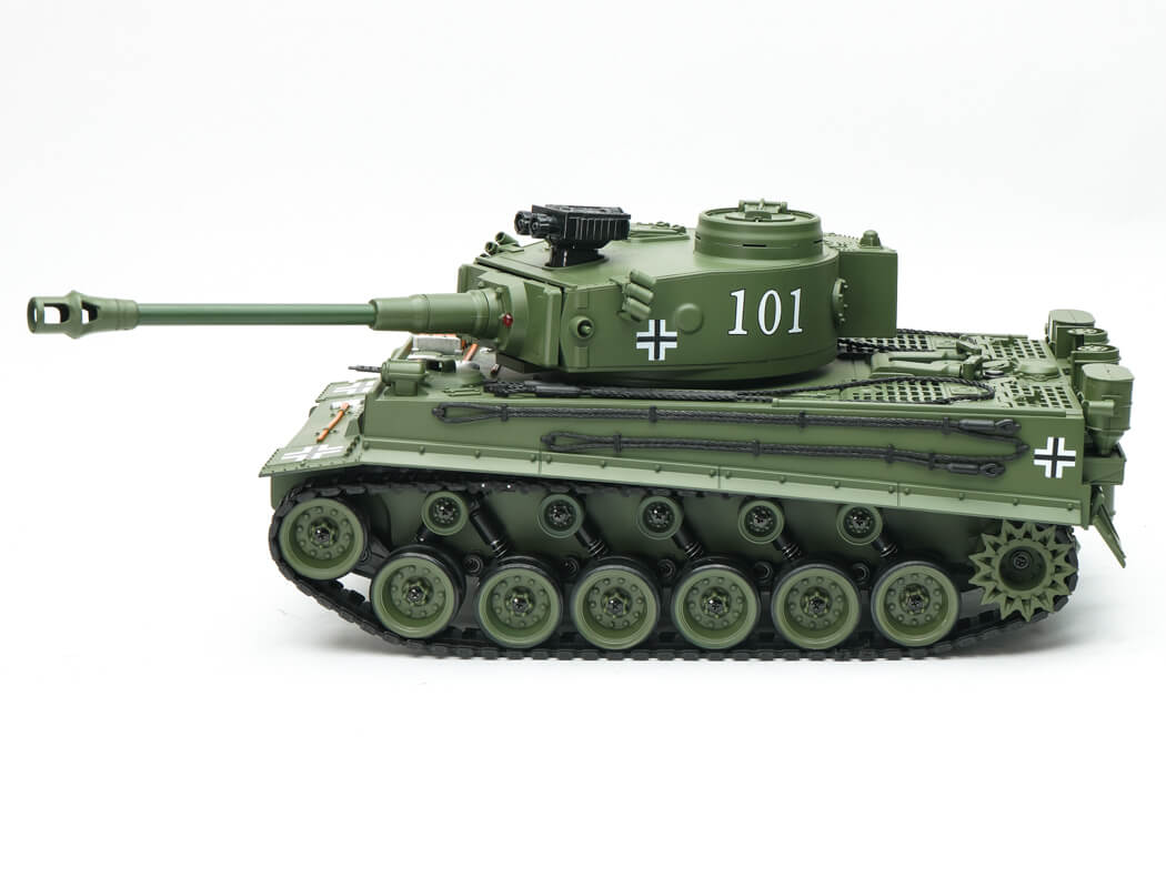 BROTHER TANK RC TANK 1:18 GERMAN TIGER 1 - GREEN