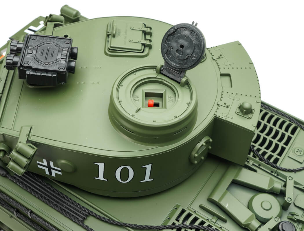 BROTHER TANK RC TANK 1:18 GERMAN TIGER 1 - GREEN