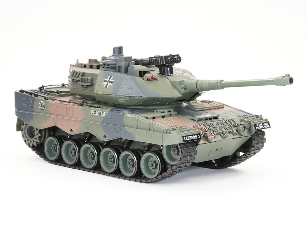BROTHER TANK RC TANK 1:18 GERMAN LEOPARD 2 - CAMO