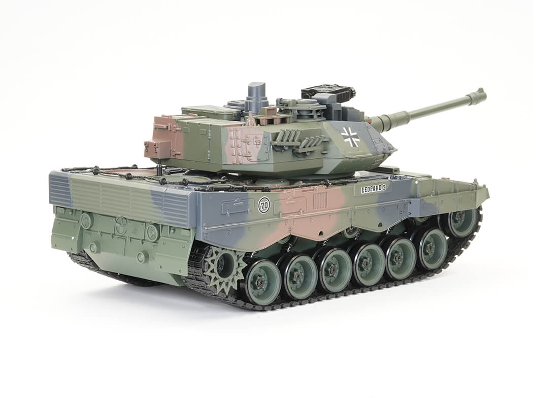 BROTHER TANK RC TANK 1:18 GERMAN LEOPARD 2 - CAMO