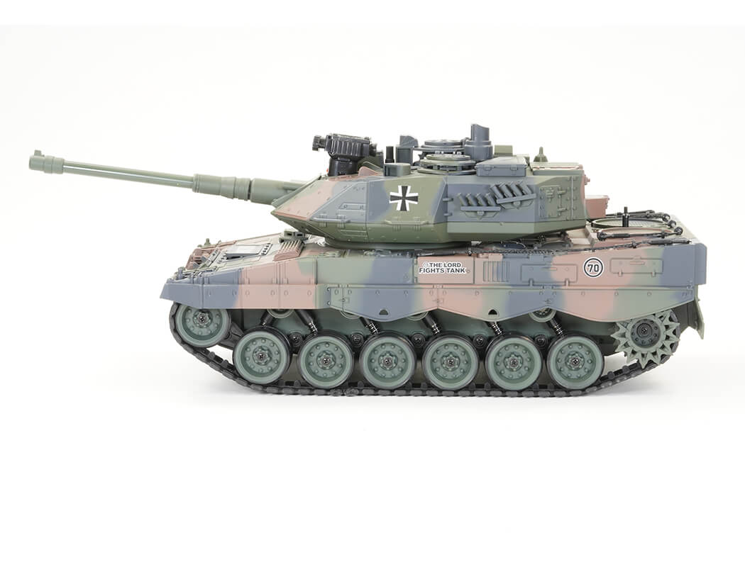 BROTHER TANK RC TANK 1:18 GERMAN LEOPARD 2 - CAMO
