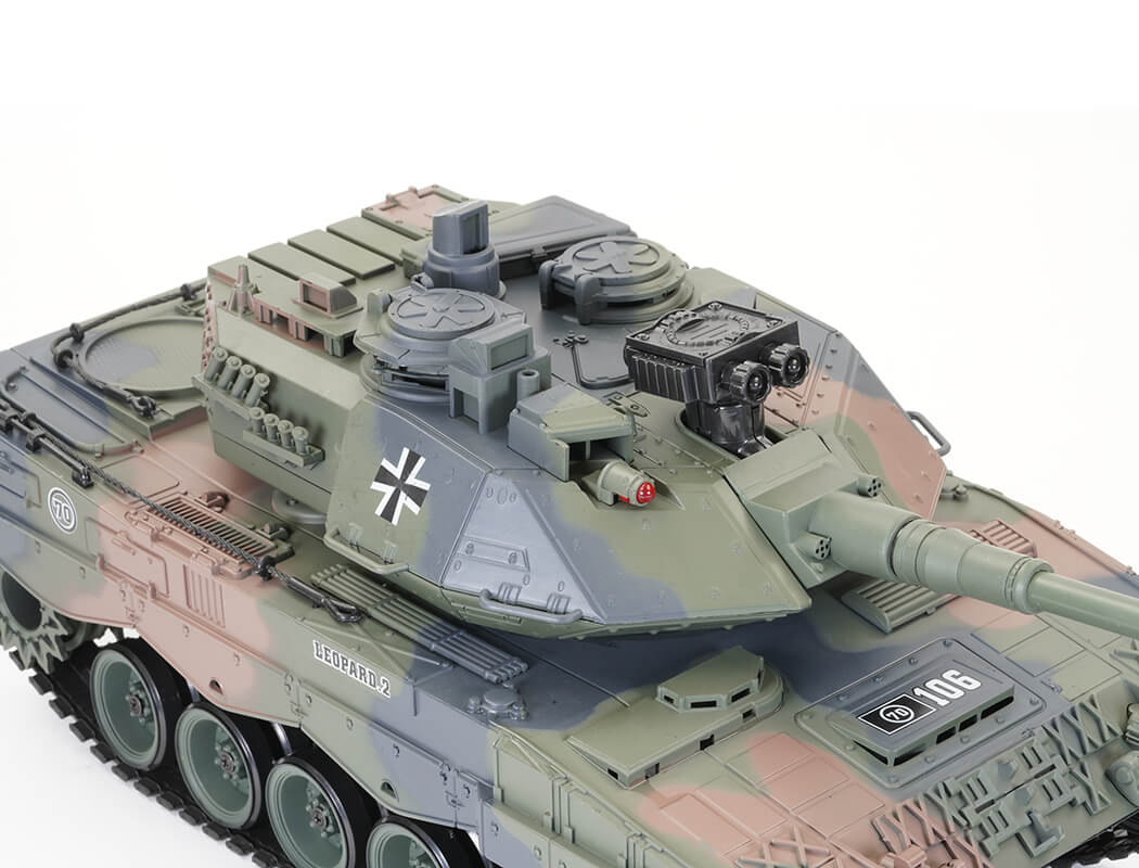 BROTHER TANK RC TANK 1:18 GERMAN LEOPARD 2 - CAMO