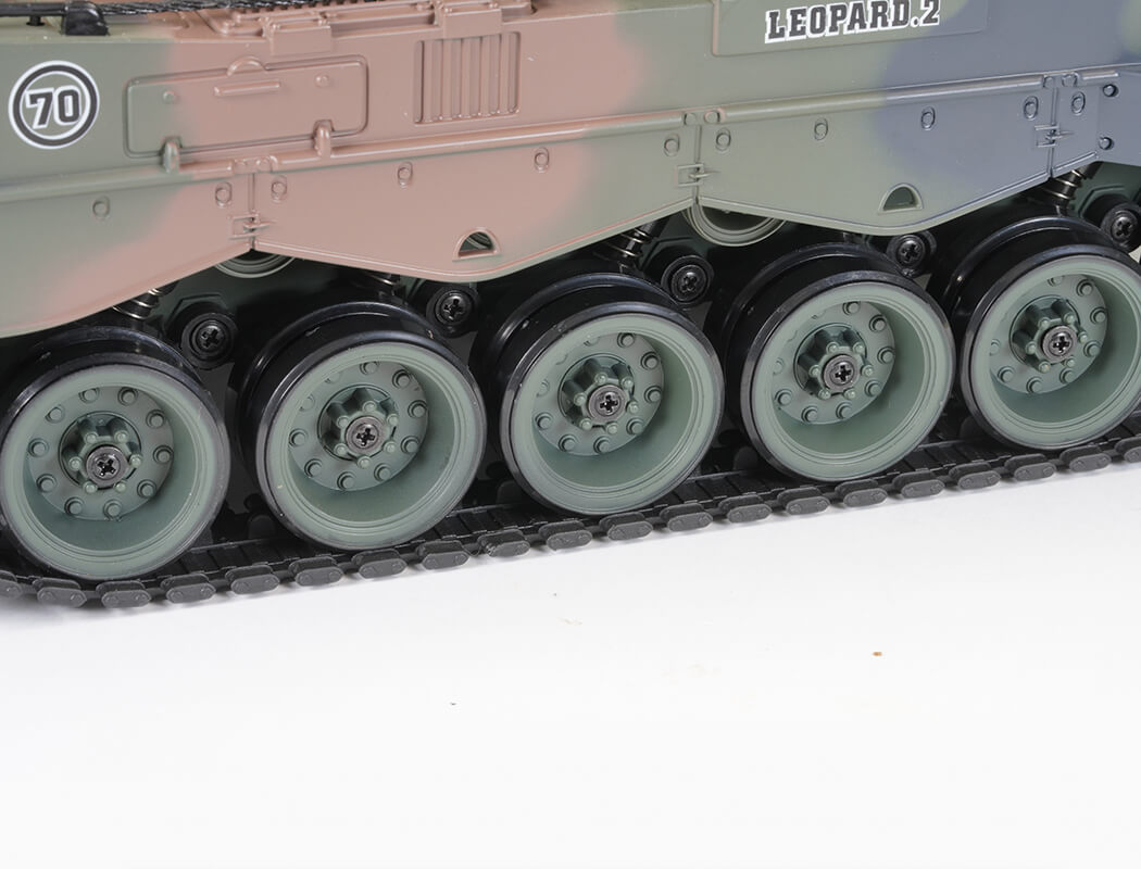 BROTHER TANK RC TANK 1:18 GERMAN LEOPARD 2 - CAMO