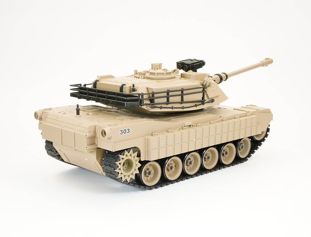 BROTHER TANK RC TANK 1:18 USA M1A2 - DESERT STORM