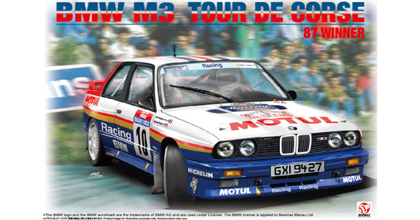 Beemax 1/24 BMW M3 E30 tour de corse Winner 1987 Kit BX24029
