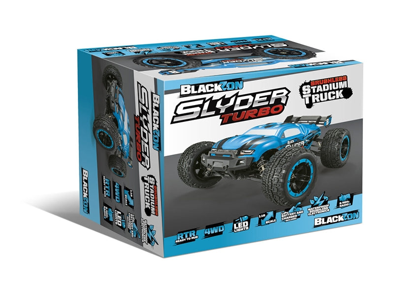 HPI BlackZon Slyder ST Turbo 1/16 4WD 2S Brushless Stadium Truck - BLUE 540203