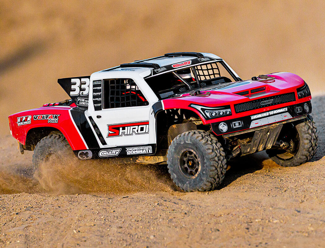 CORALLY SHIROI XP6 BRUSHLESS SHORT COURSE TRUCK RTR - RED