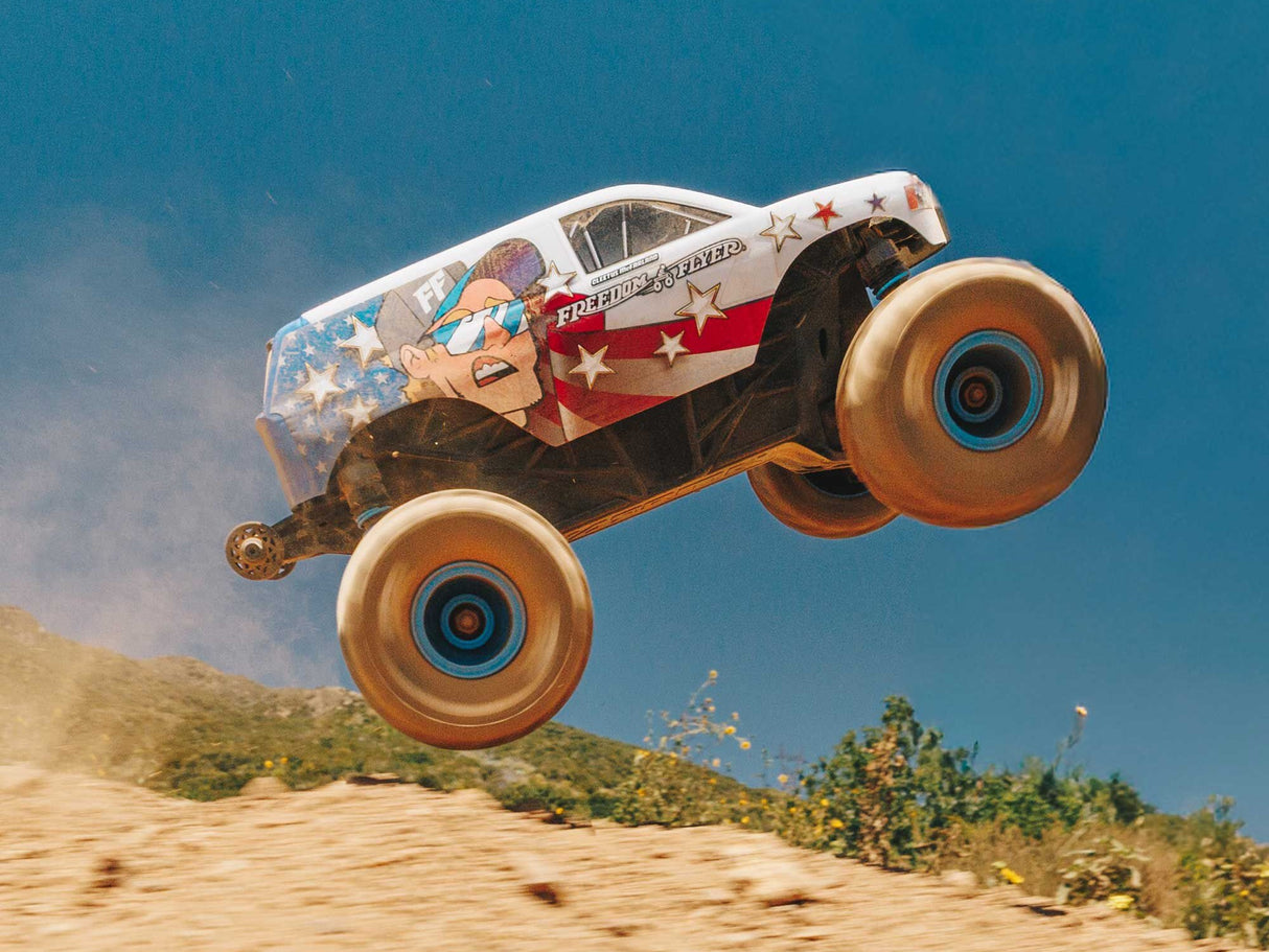 Arrma 1/16 FREEDOM FLYER GROM 4X4 RTR Brushed Monster Truck (Battery & Charger included) Pre Order - Expected end of July