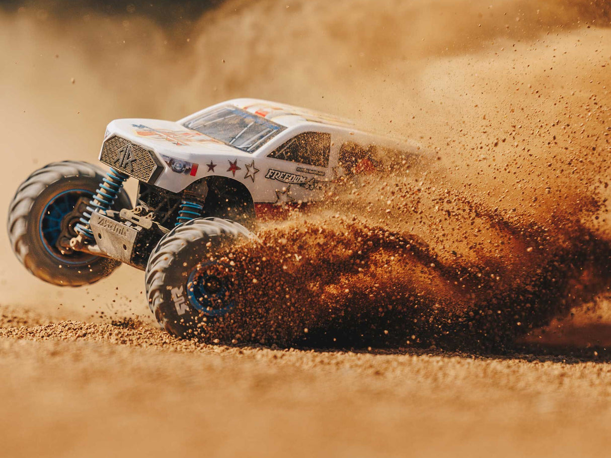 Arrma 1/16 FREEDOM FLYER GROM 4X4 RTR Brushed Monster Truck (Battery & Charger included) Pre Order - Expected end of July