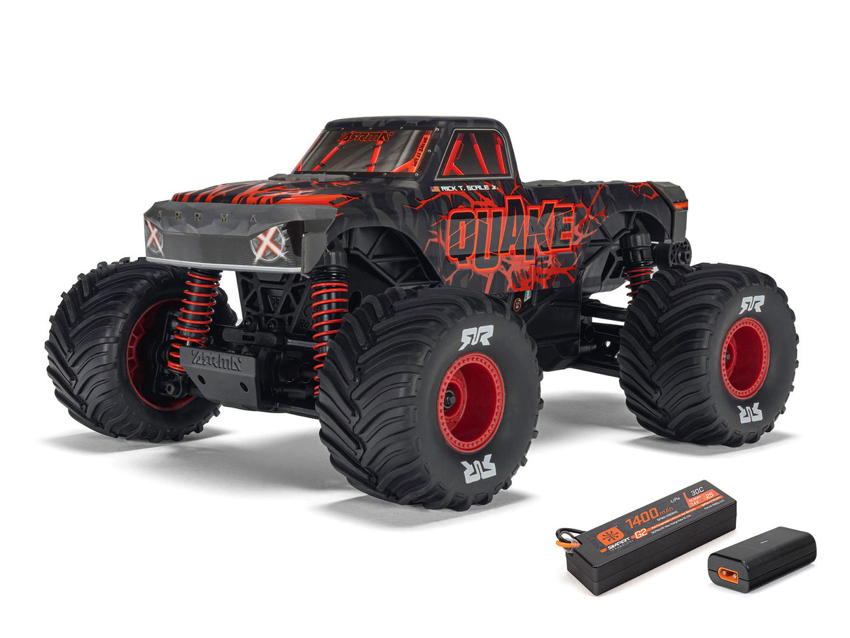 ARRMA 1/16 QUAKE GROM 4X4 RTR Monster Truck Red