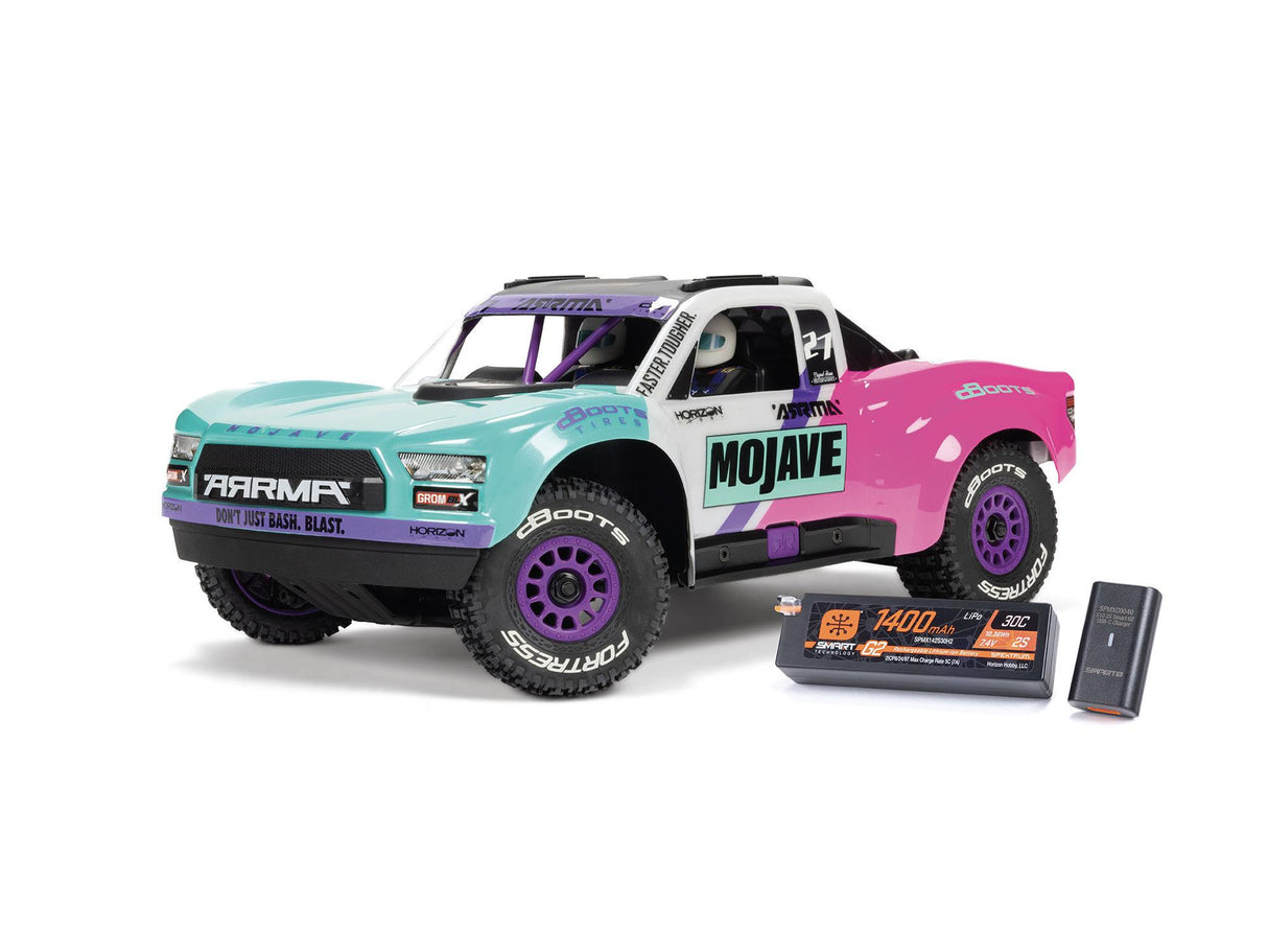 Arrma 1/18 MOJAVE GROM 223S BLX 4X4 DT Brushless with Batt/Charger - Teal