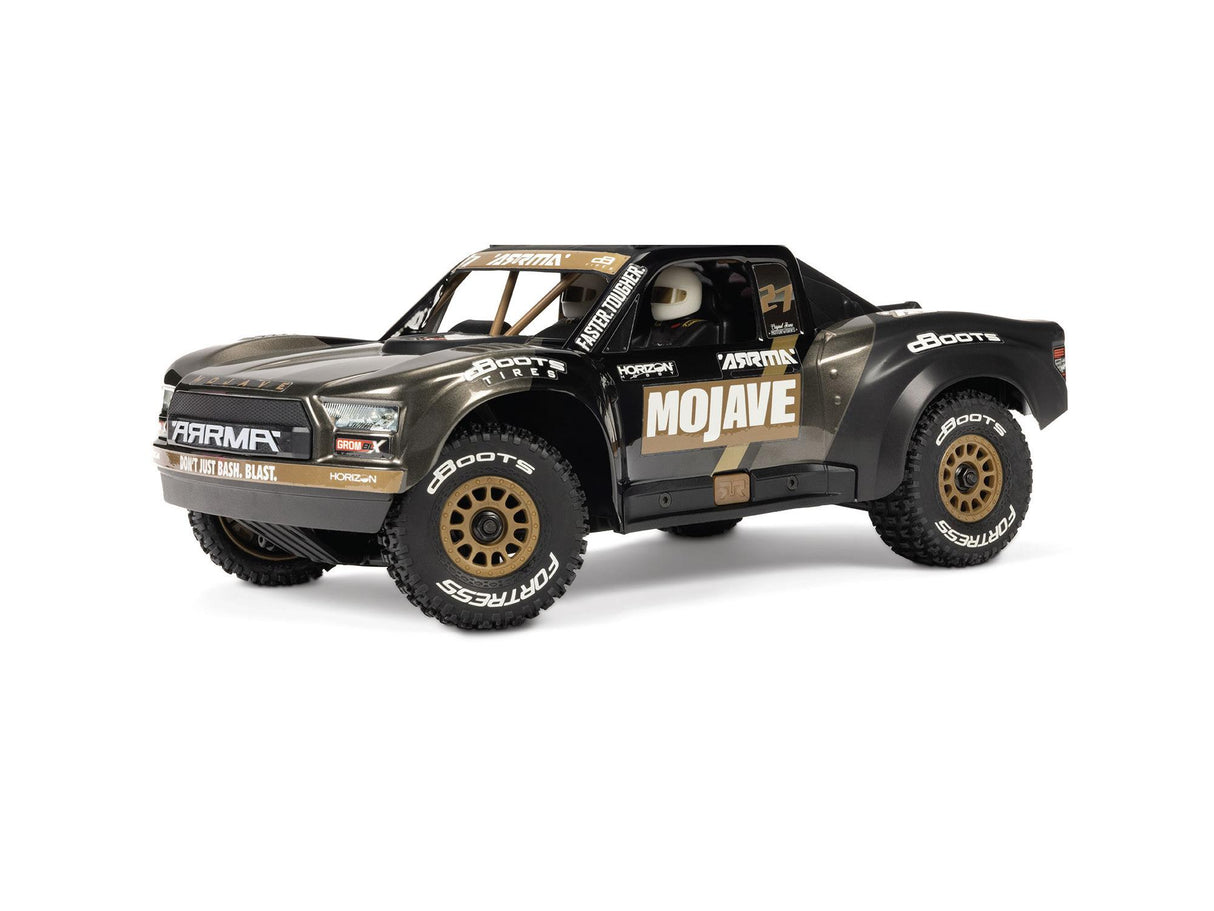 Armma 1/18 MOJAVE GROM 223S BLX 4X4 DT (No Battery or Charger) Black EX DISPLAY MODEL