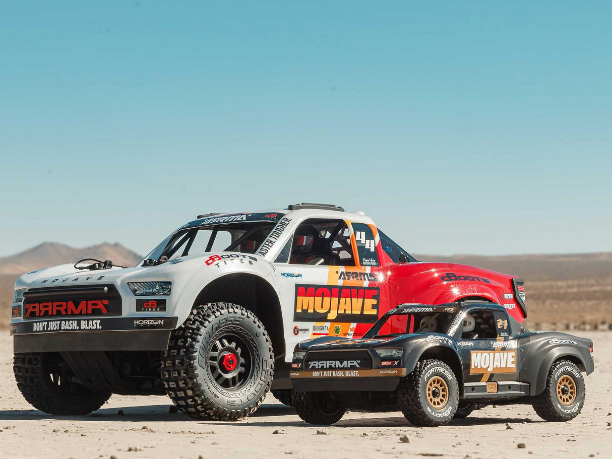 Armma 1/18 MOJAVE GROM 223S BLX 4X4 DT (No Battery or Charger) Black EX DISPLAY MODEL