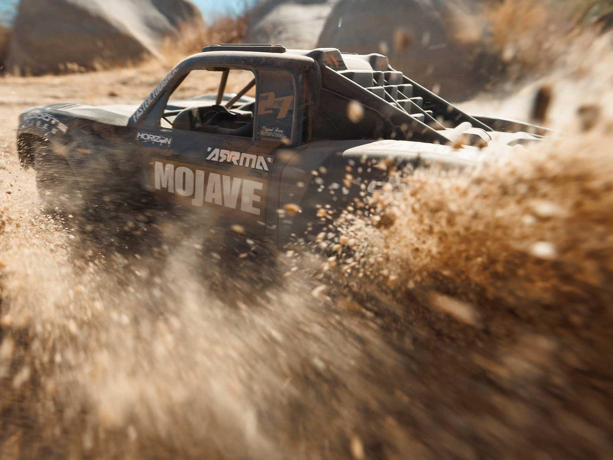 Armma 1/18 MOJAVE GROM 223S BLX 4X4 DT (No Battery or Charger) Black EX DISPLAY MODEL