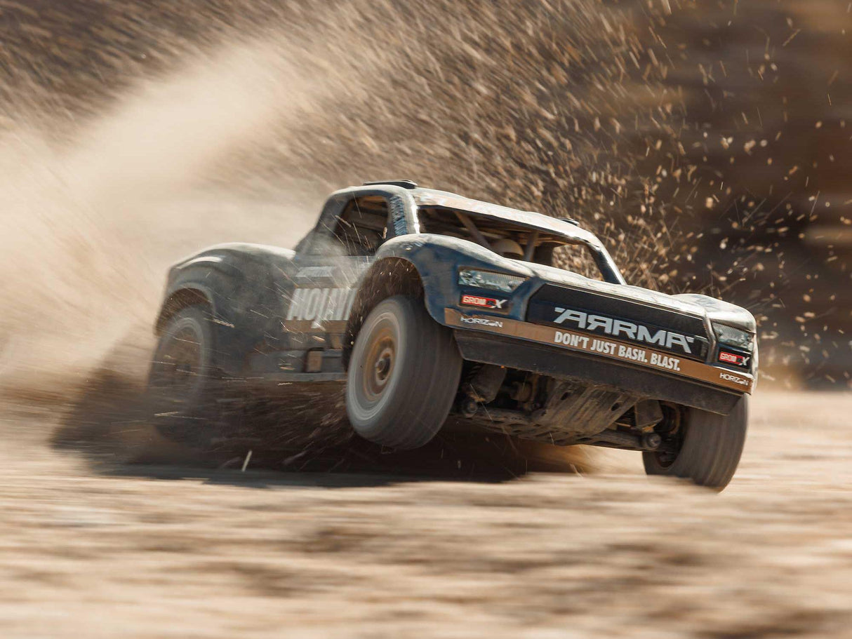 Armma 1/18 MOJAVE GROM 223S BLX 4X4 DT (No Battery or Charger) Black EX DISPLAY MODEL