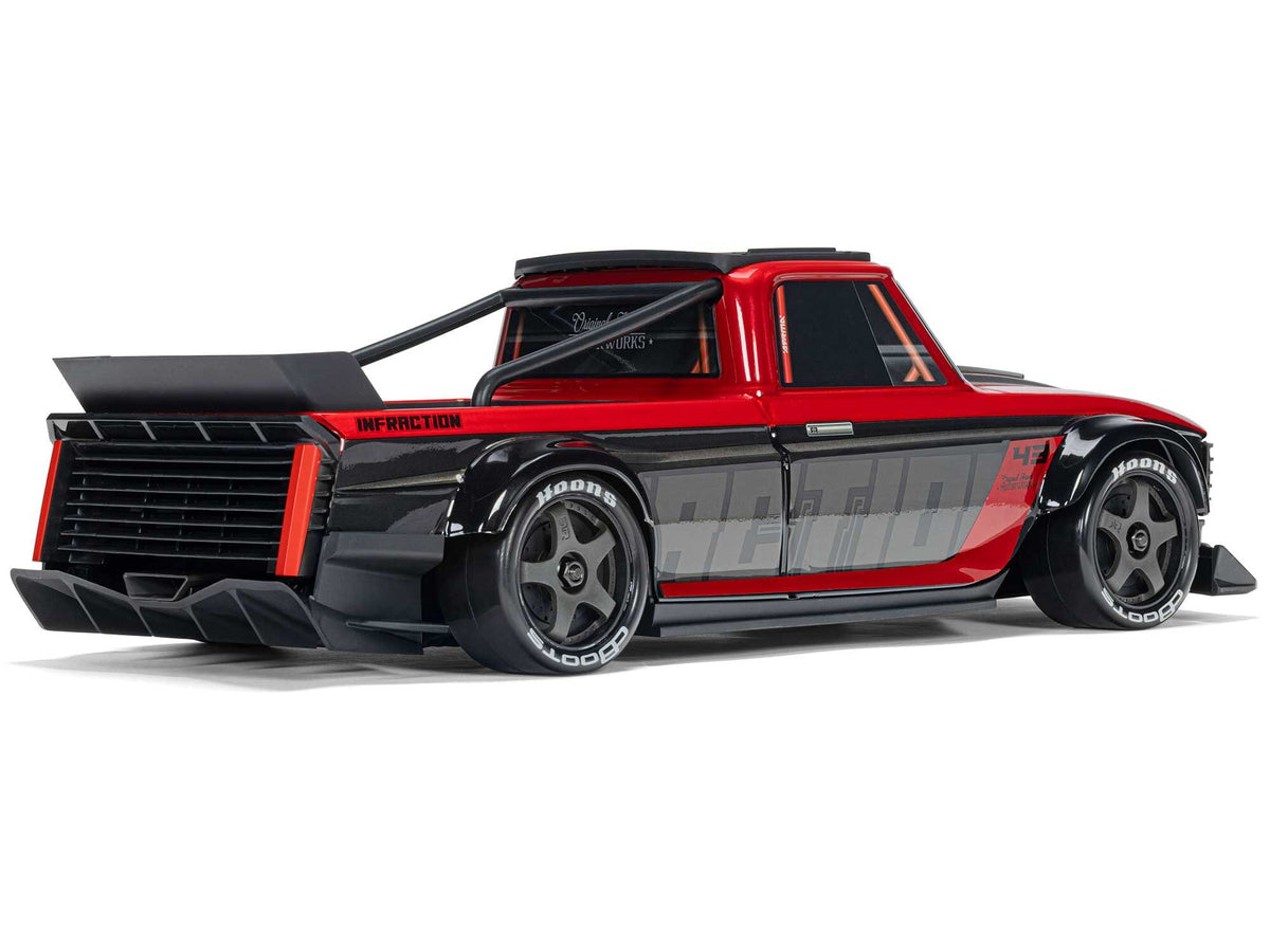 ARRMA 1/12 INFRACTION GROM 3S BLX 4X4 RTR with Batt/Charg - Red/Black - Pre Order - Expected late October