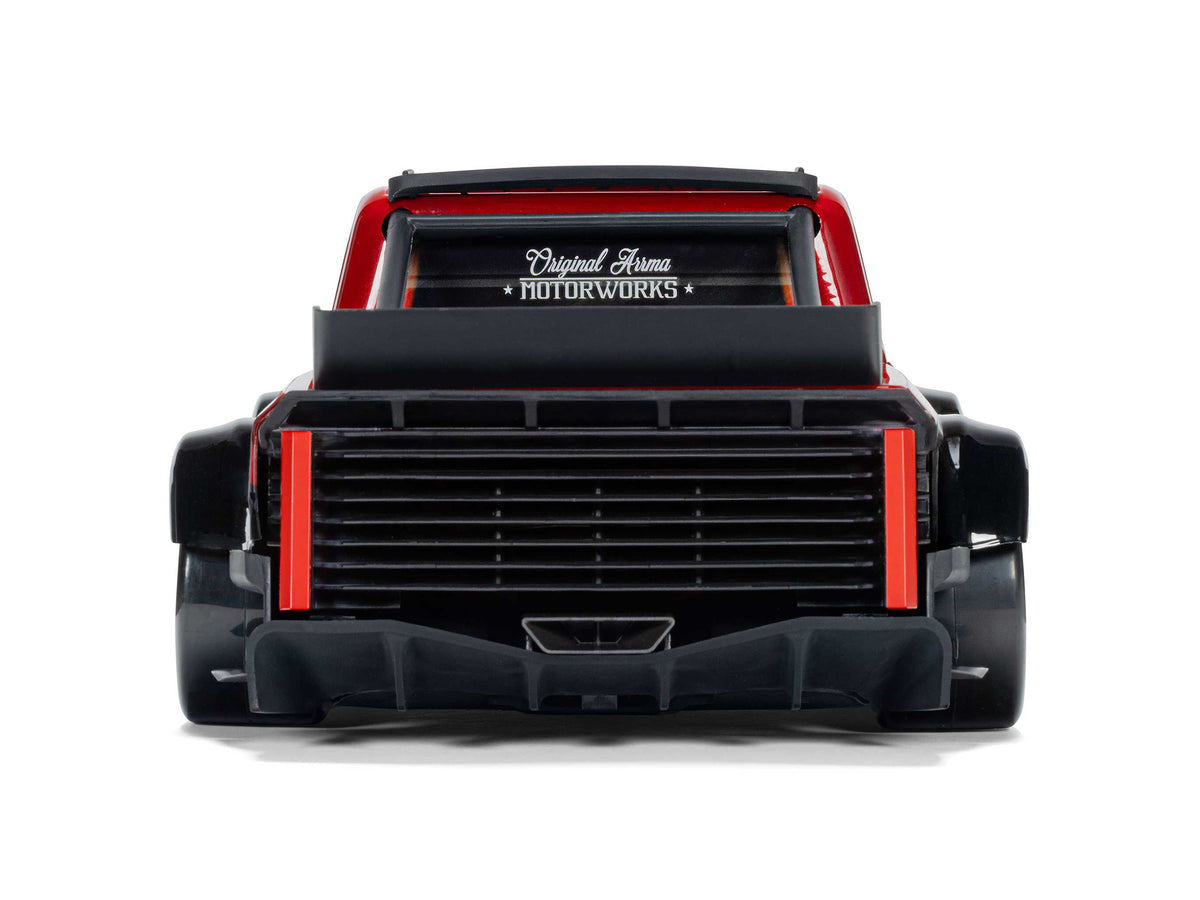 ARRMA 1/12 INFRACTION GROM 3S BLX 4X4 RTR with Batt/Charg - Red/Black - Pre Order - Expected late October
