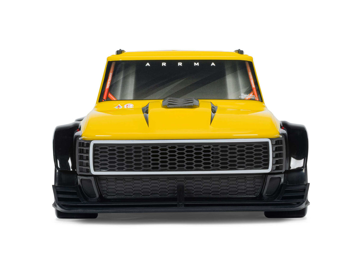 ARRMA 1/12 INFRACTION GROM 3S BLX 4X4 RTR with Batt/Charg - Yellopw/Black - Pre Order - Expected late October