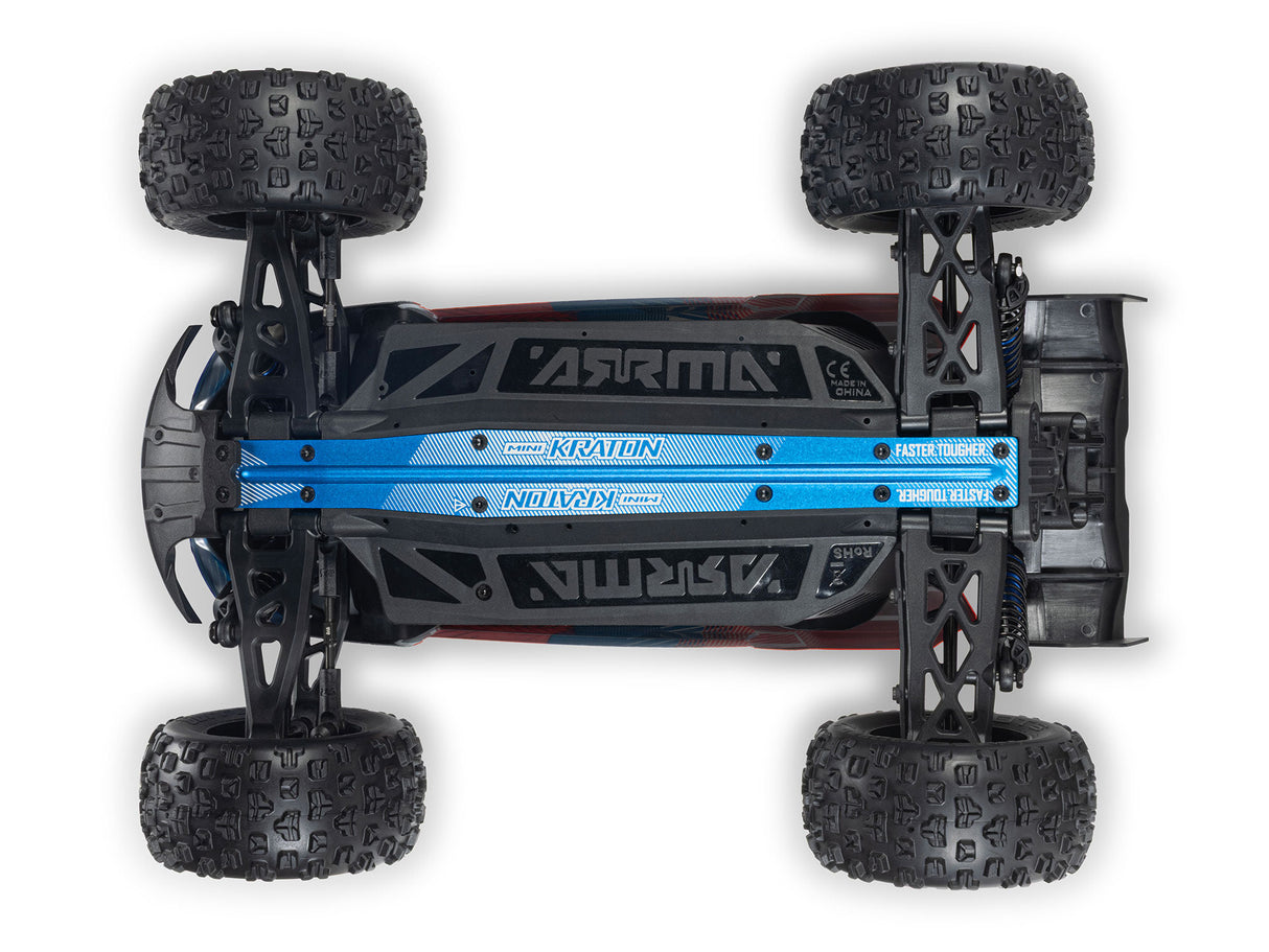 Arrma 1/16 MINI KRATON 3S DSC 4X4 RTR with Batt/Charg Red/Blue - Pre Order - Expected mid March