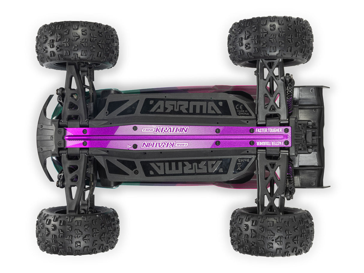 Arrma 1/16 MINI KRATON 3S DSC 4X4 RTR with Batt/Charg Teal/Pink C-ARA2508ST2 NEW - Pre Order - Expected mid March