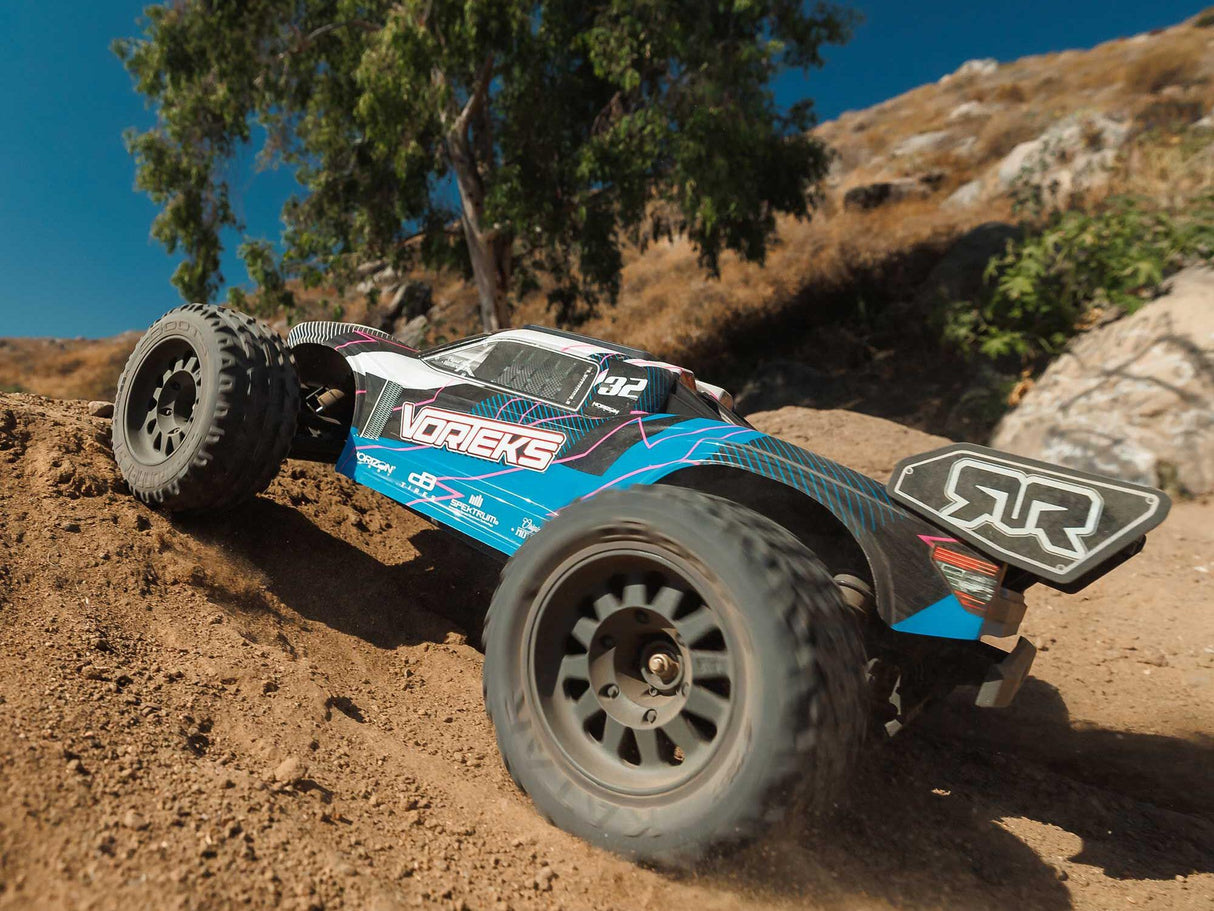 Arrma VORTEKS 2WD (No Battery/Charger) Blue ex display
