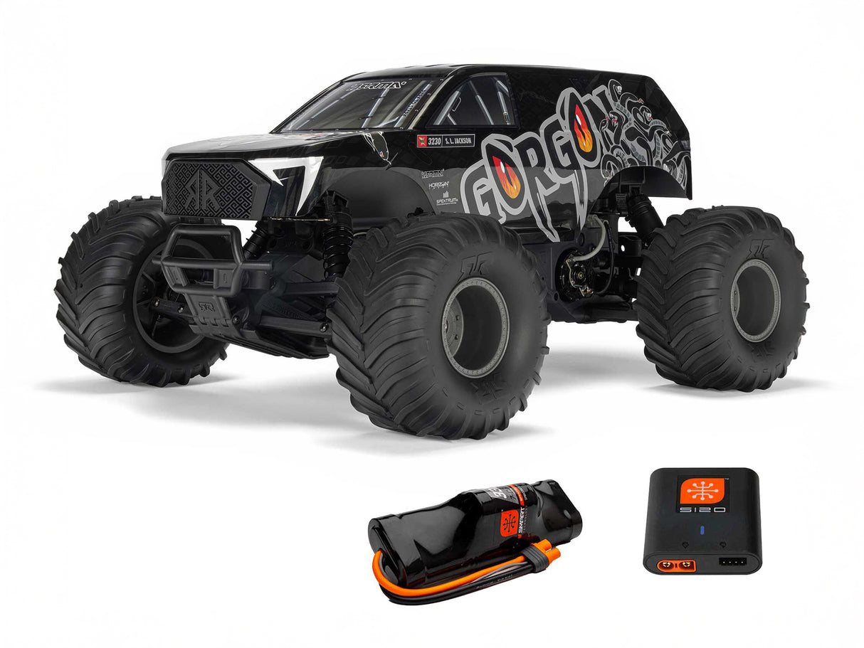 ARRMA 1/10 GORGON MEGA 550 2WD MT with Battery & Charger Gun Metal