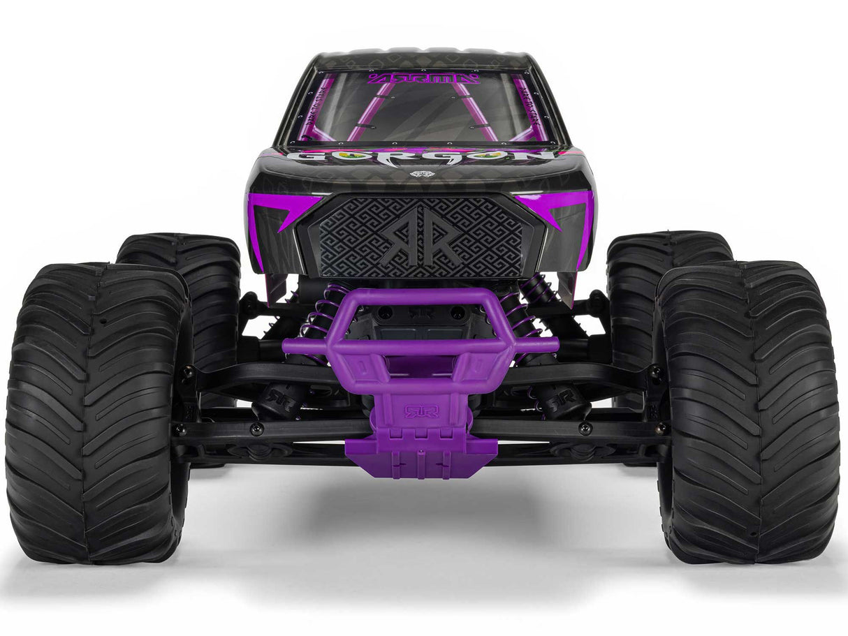 Arrma 1/10 GORGON MEGA 550 2WD MT with Battery & Charger Purple