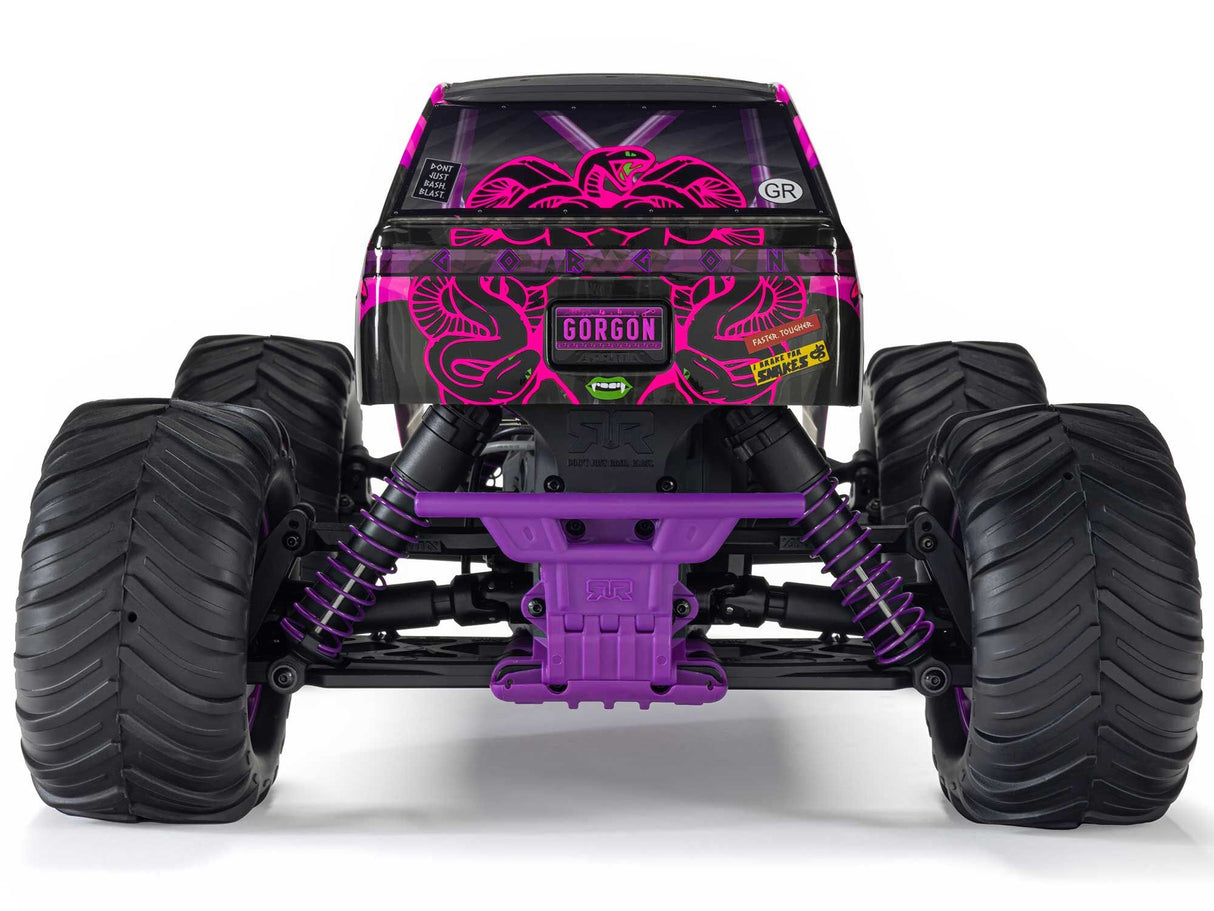 Arrma 1/10 GORGON MEGA 550 2WD MT with Battery & Charger Purple