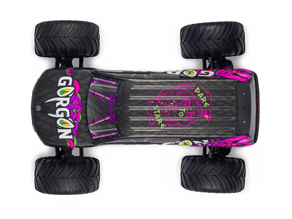 Arrma 1/10 GORGON MEGA 550 2WD MT with Battery & Charger Purple