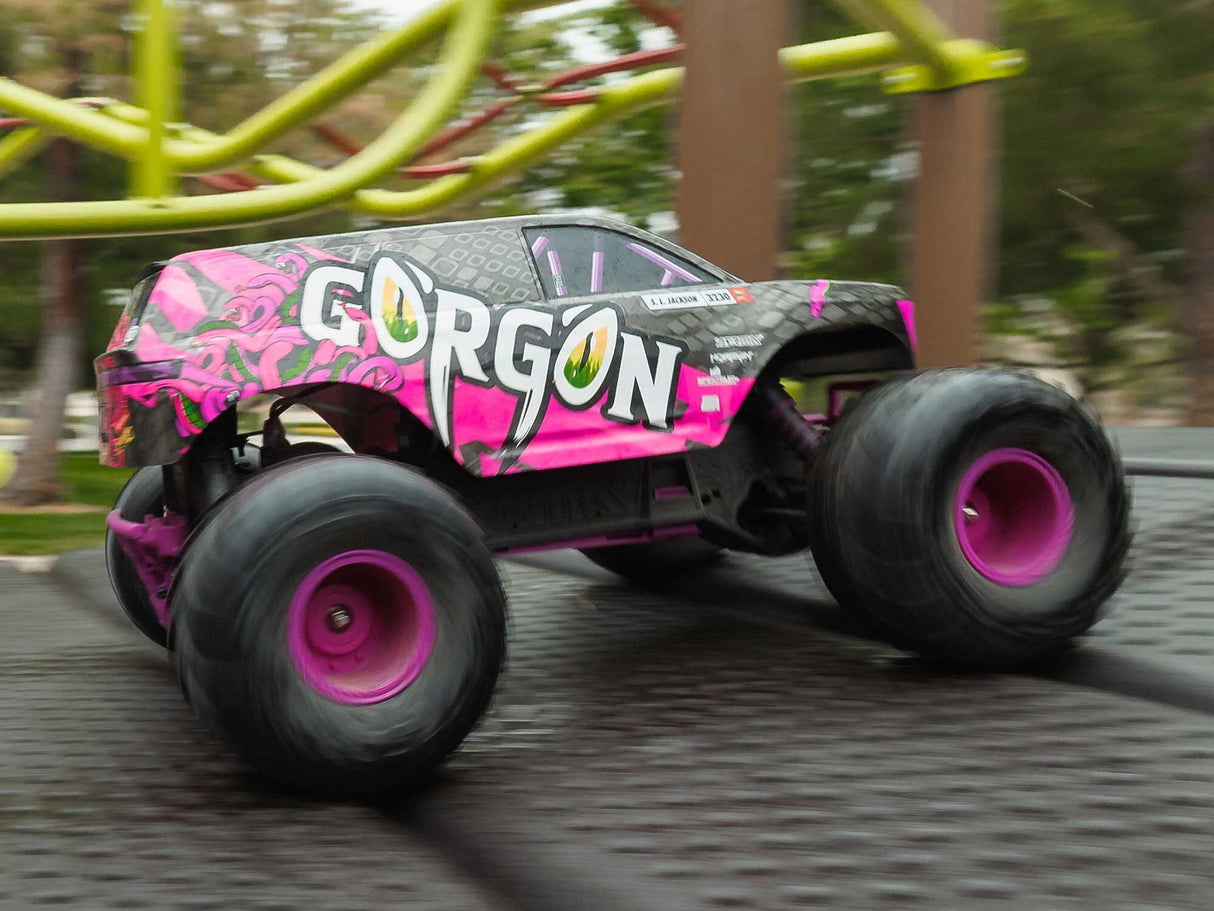 Arrma 1/10 GORGON MEGA 550 2WD MT with Battery & Charger Purple