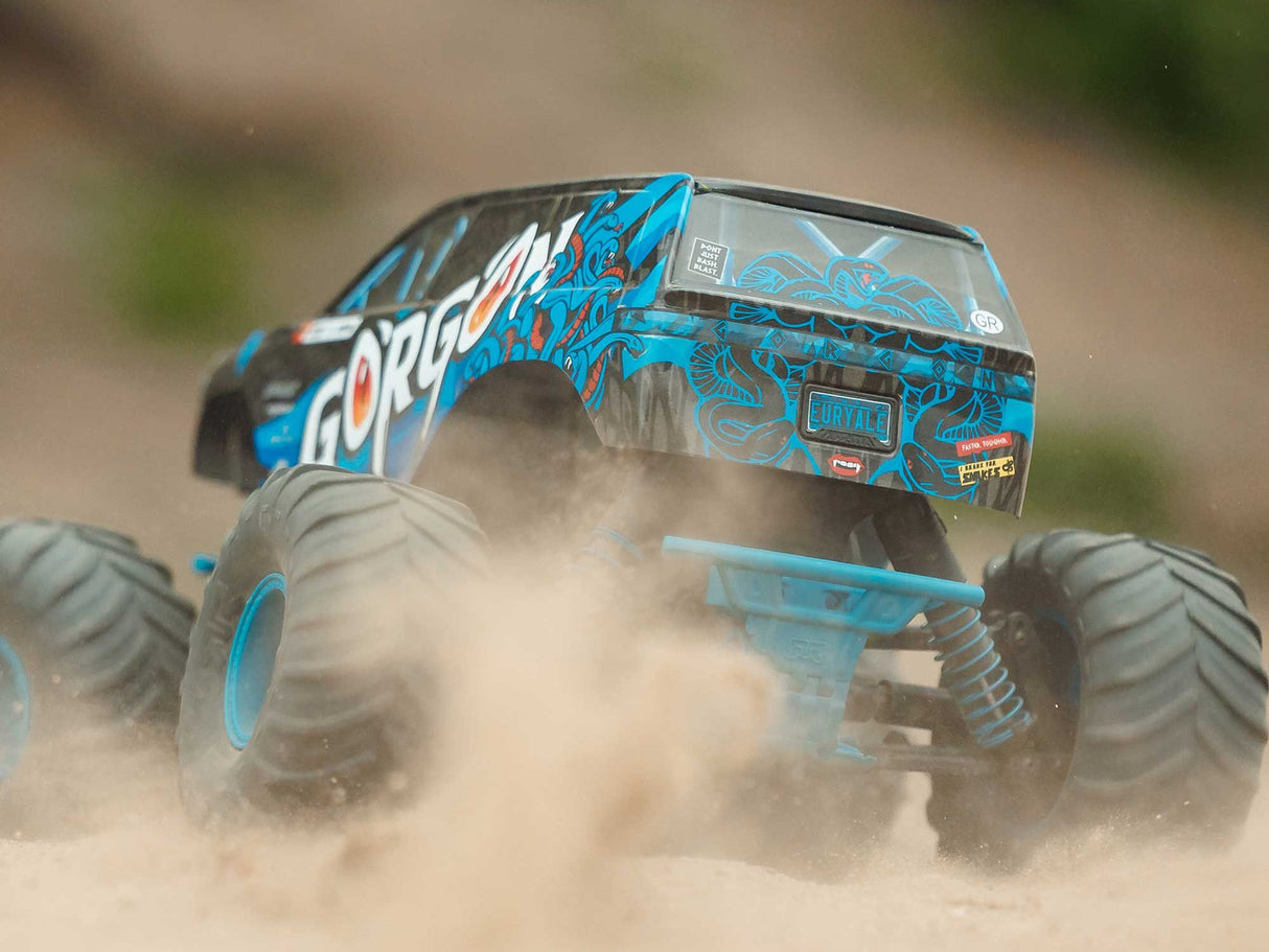 Arrma 1/10 GORGON MEGA 550 2WD MT with Battery & Charger Blue