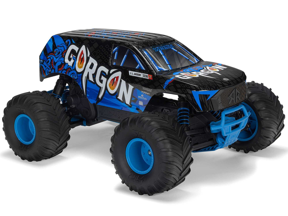 Arrma 1/10 GORGON MEGA 550 2WD MT with Battery & Charger Blue