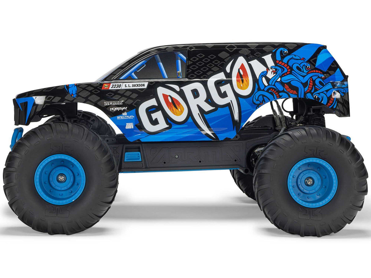 Arrma 1/10 GORGON MEGA 550 2WD MT with Battery & Charger Blue