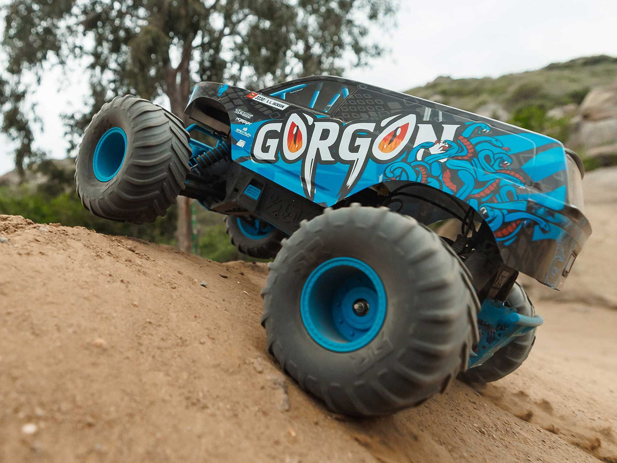Arrma 1/10 GORGON MEGA 550 2WD MT with Battery & Charger Blue