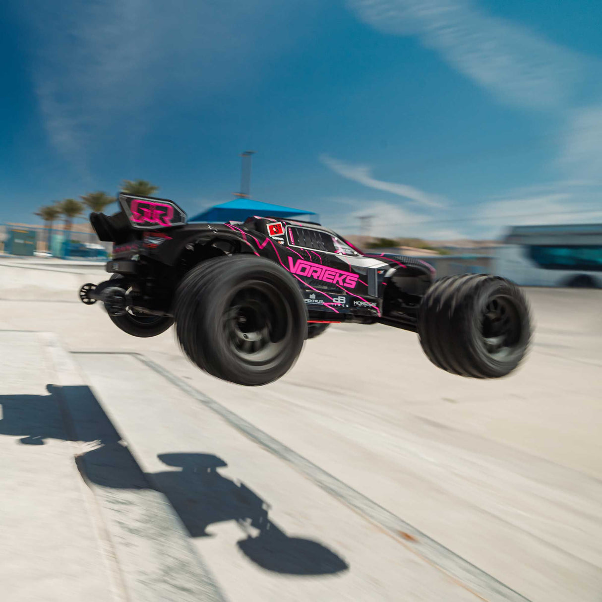Arrma 1/10 VORTEKS 223S DSC 2WD RTR Brushless Stadium Truck - PINK - FOR PRE ORDER - EXPECTED JULY