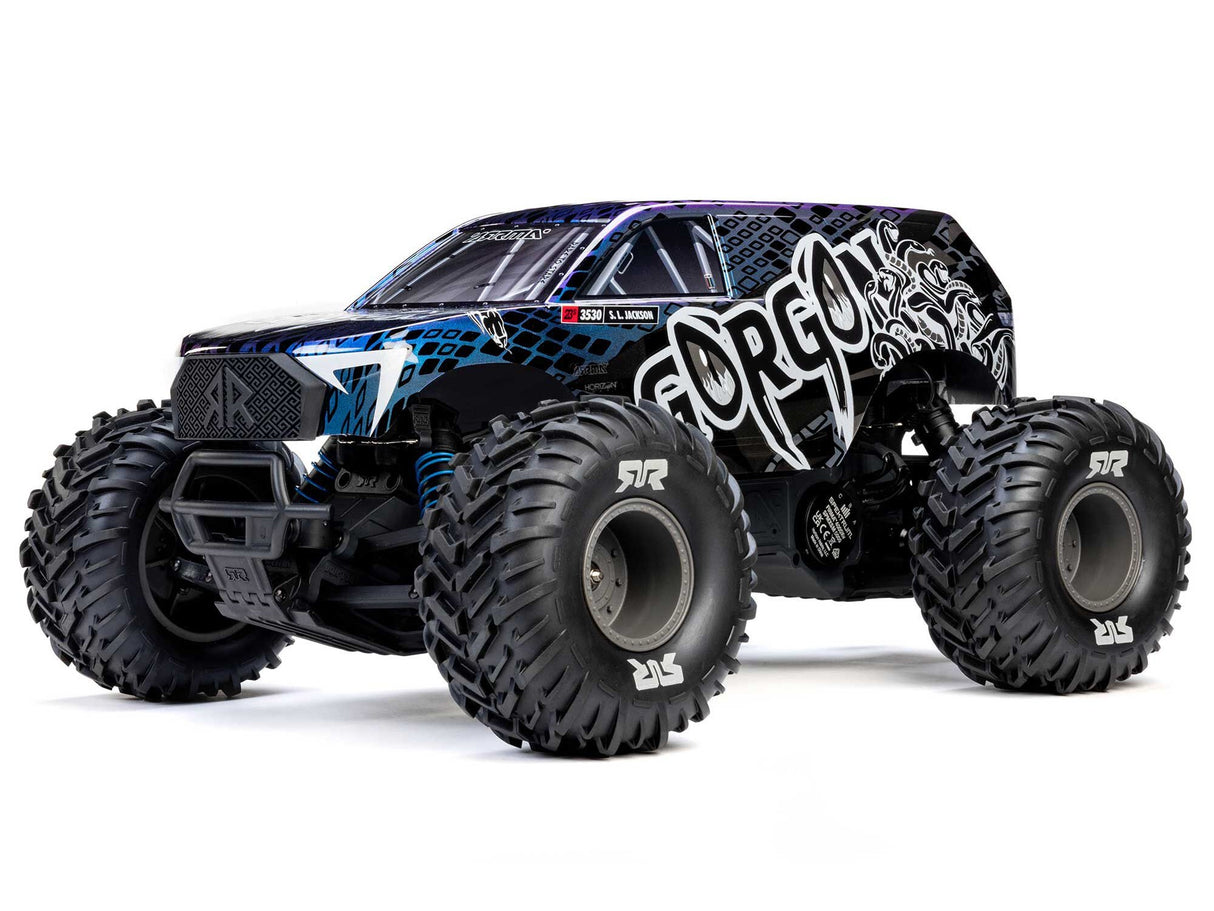 Arrma 1/10 GORGON 223S 2WD RTR Monster Truck Blue/Black - Pre Order - Expected late June