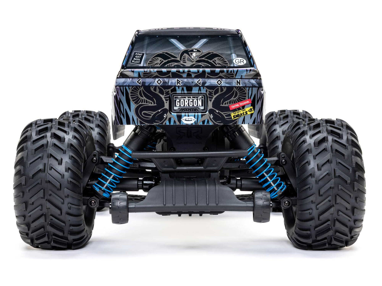 Arrma 1/10 GORGON 223S 2WD RTR Monster Truck Blue/Black - Pre Order - Expected late June