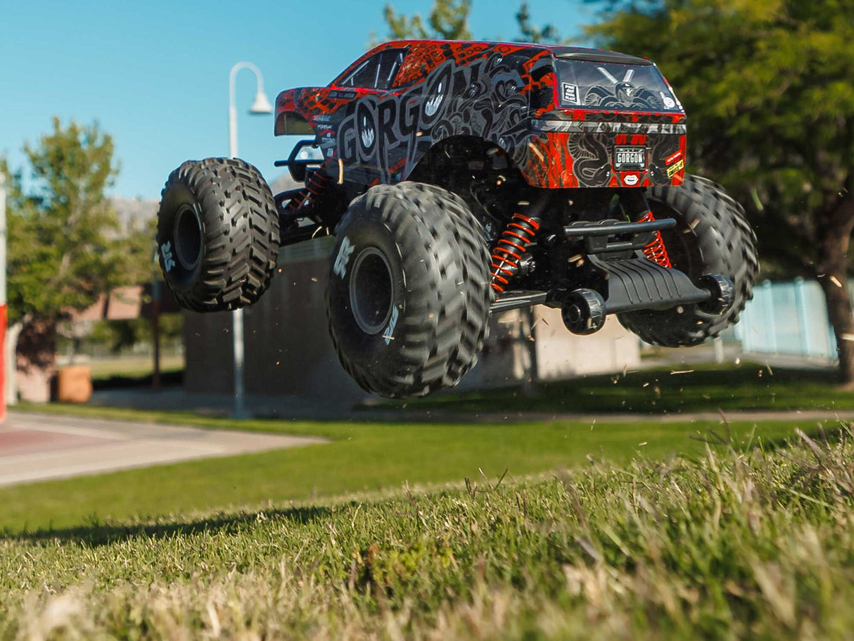 Arrma 1/10 GORGON 223S 2WD RTR Monster Truck Red/Black - Pre Order - Expected late June