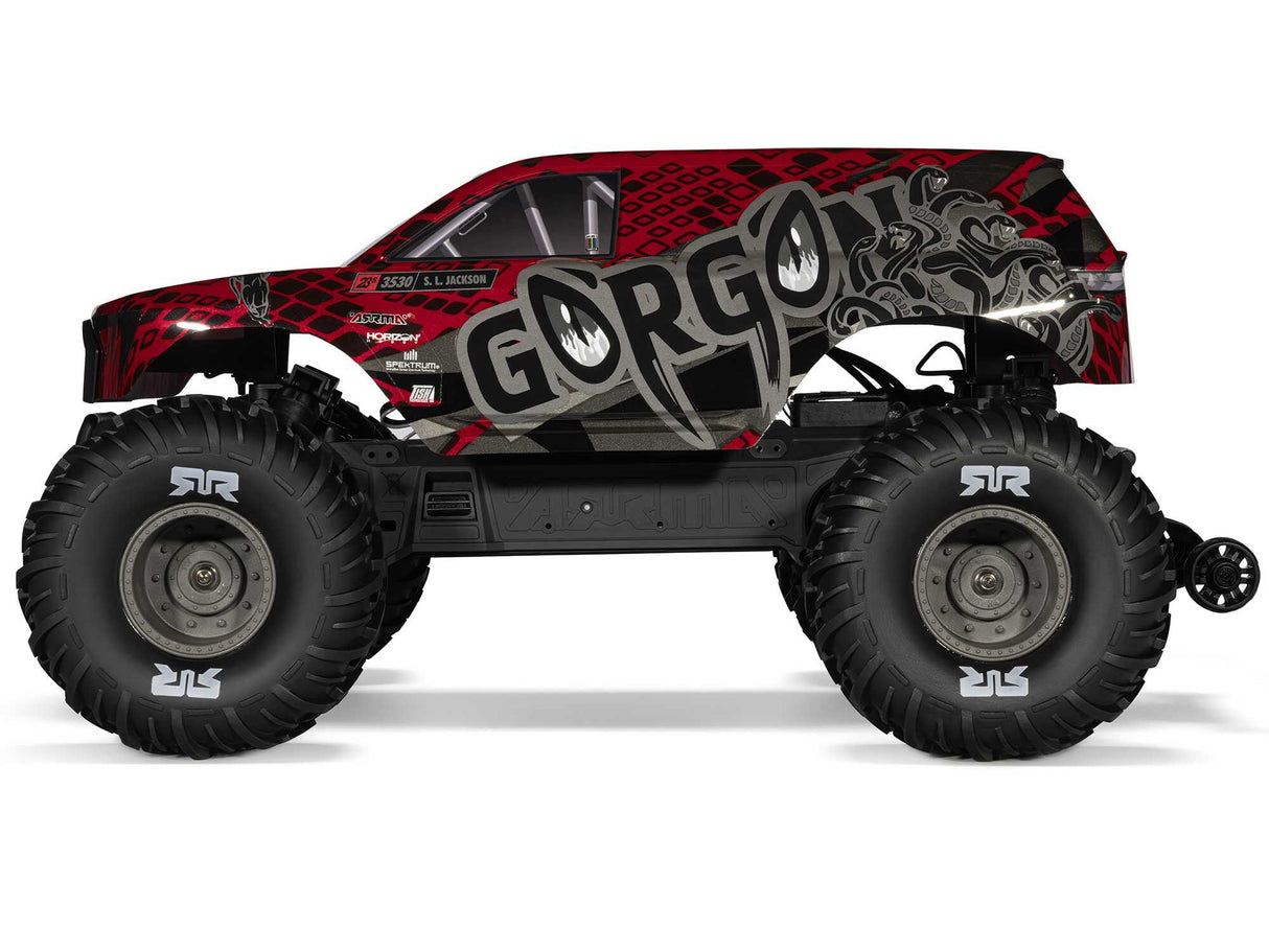 Arrma 1/10 GORGON 223S 2WD RTR Monster Truck Red/Black - Pre Order - Expected late June
