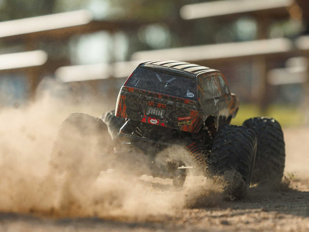 Arrma 1/10 GORGON 223S 2WD RTR Monster Truck Red/Black - Pre Order - Expected late June