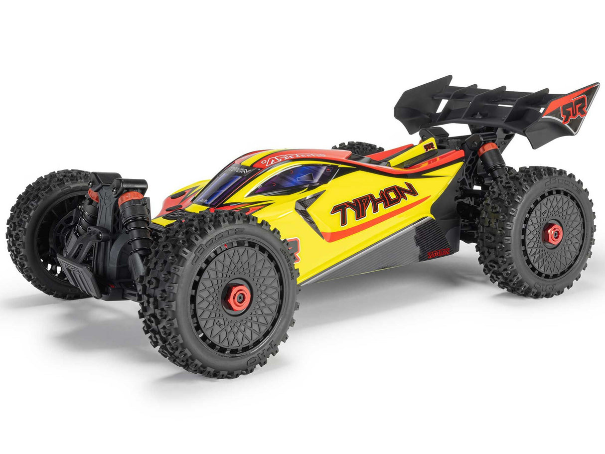 Arrma 1/8 TYPHON MEGA 665 4X4 RTR Buggy Yellow
