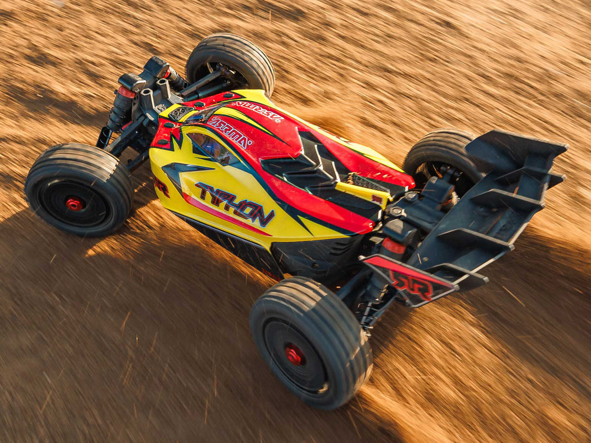 Arrma 1/8 TYPHON MEGA 665 4X4 RTR Buggy Yellow