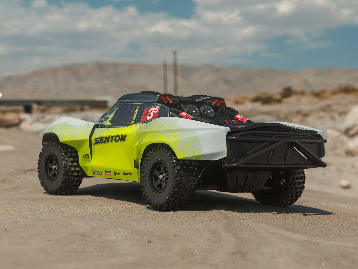 ARRMA 1/10 SENTON 223S BLX 4X4 SCT RTR with DSC Yellow/Gunmetal