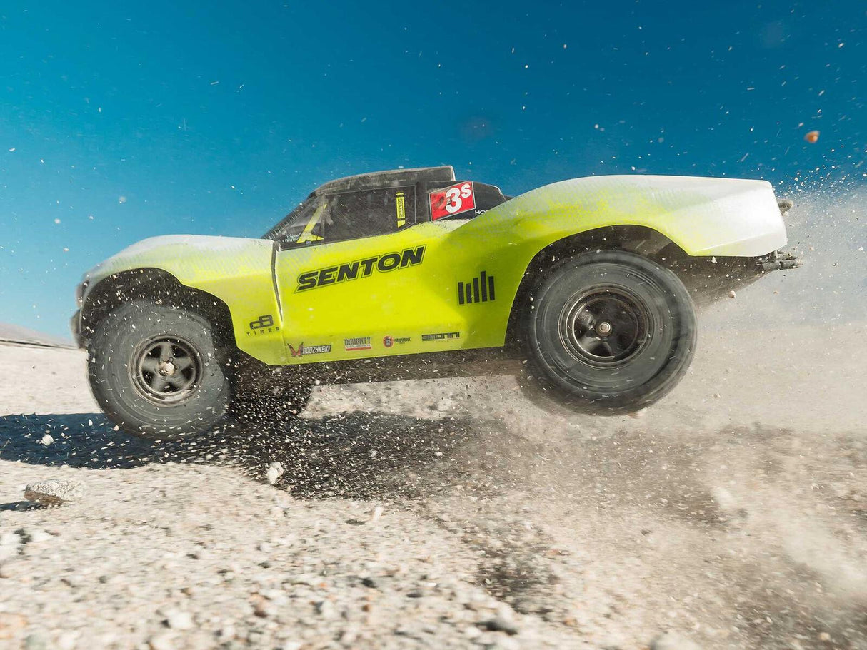 ARRMA 1/10 SENTON 223S BLX 4X4 SCT RTR with DSC Yellow/Gunmetal